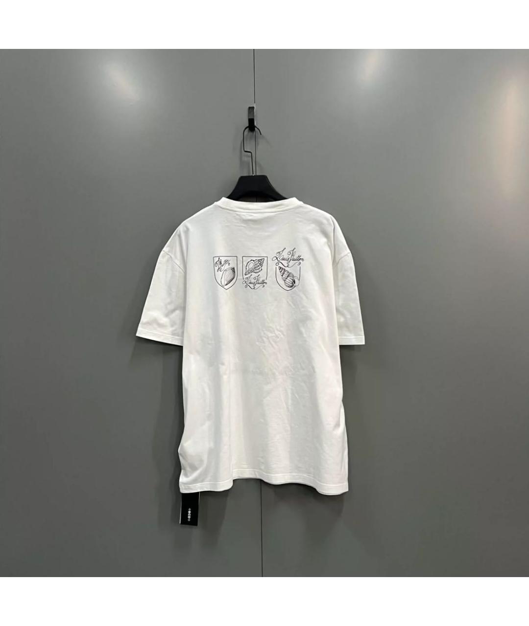 LOUIS VUITTON Белая футболка, фото 3