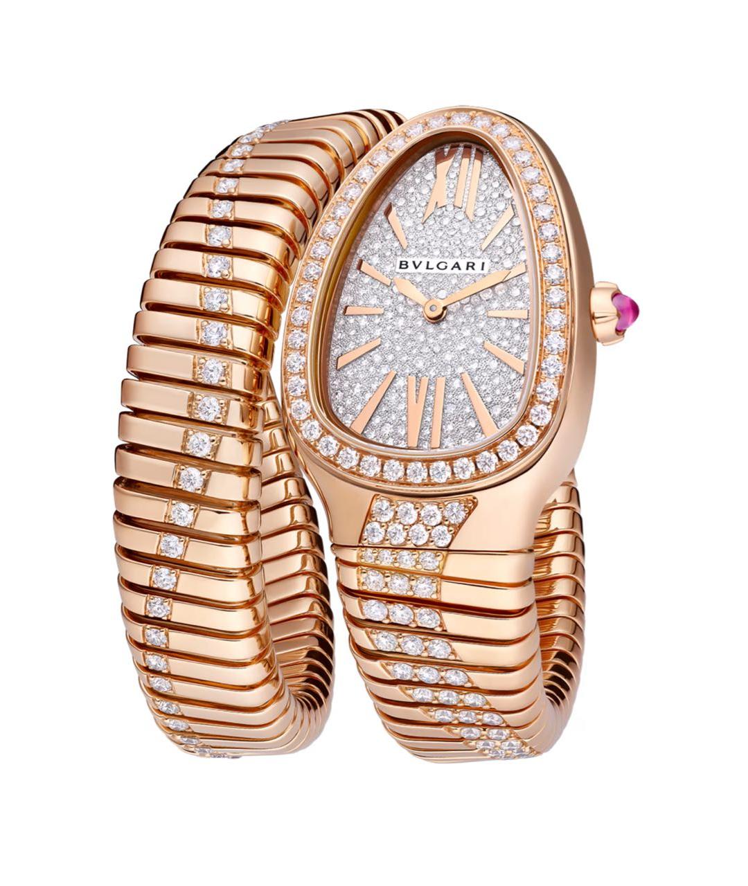 BVLGARI Золотые часы, фото 3