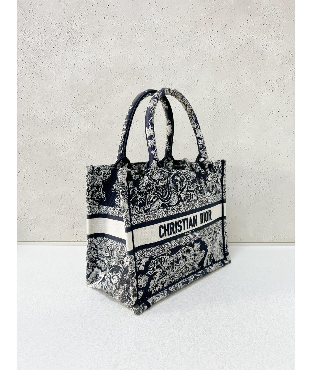 DIOR HOMME Черная жаккардовая сумка тоут, фото 4