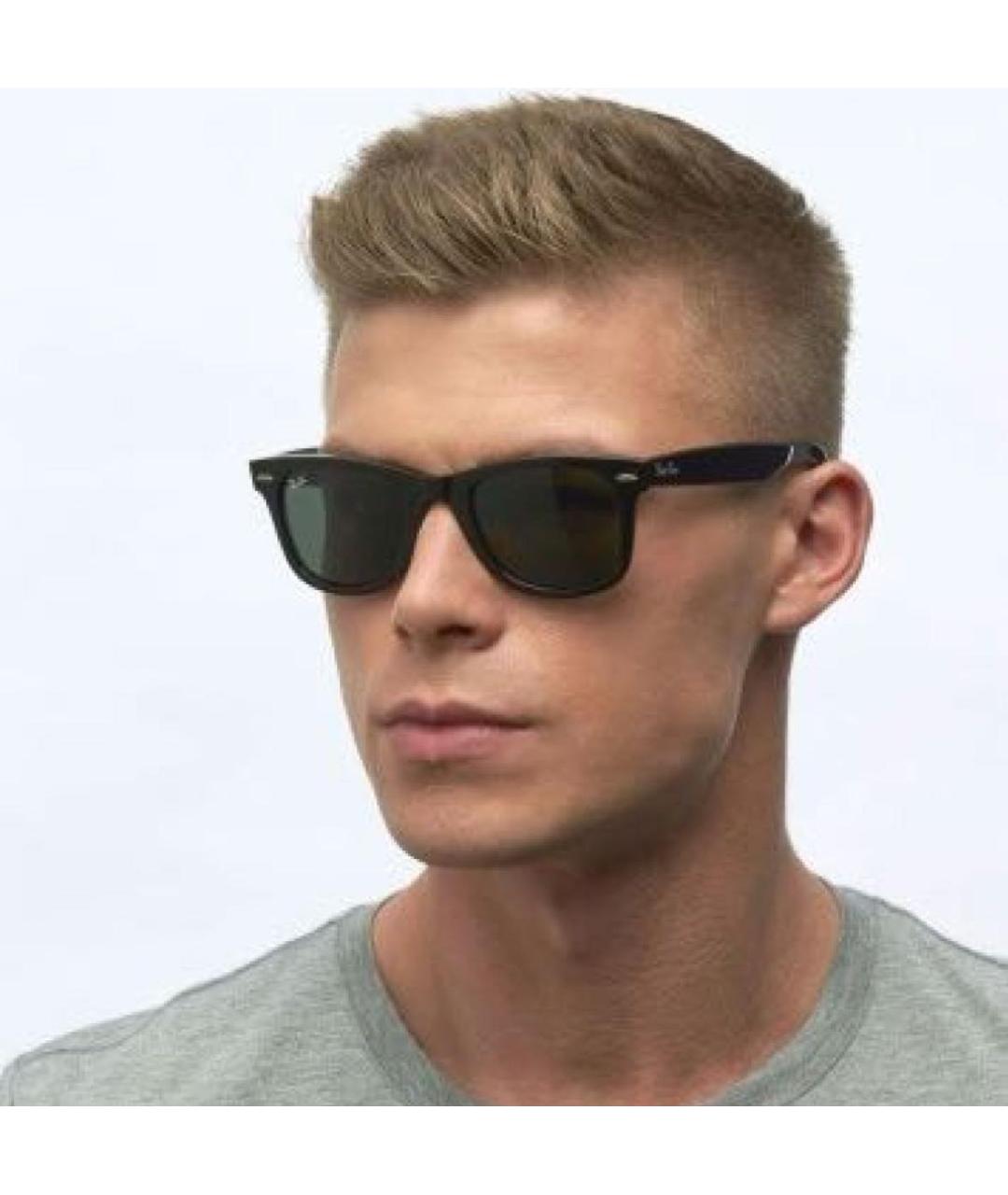 RAY BAN Черные солнцезащитные очки, фото 7
