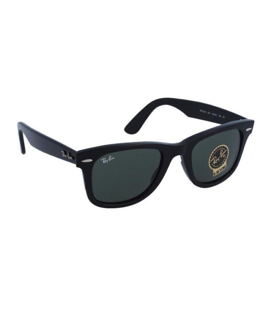 RAY BAN Черные солнцезащитные очки, фото 2