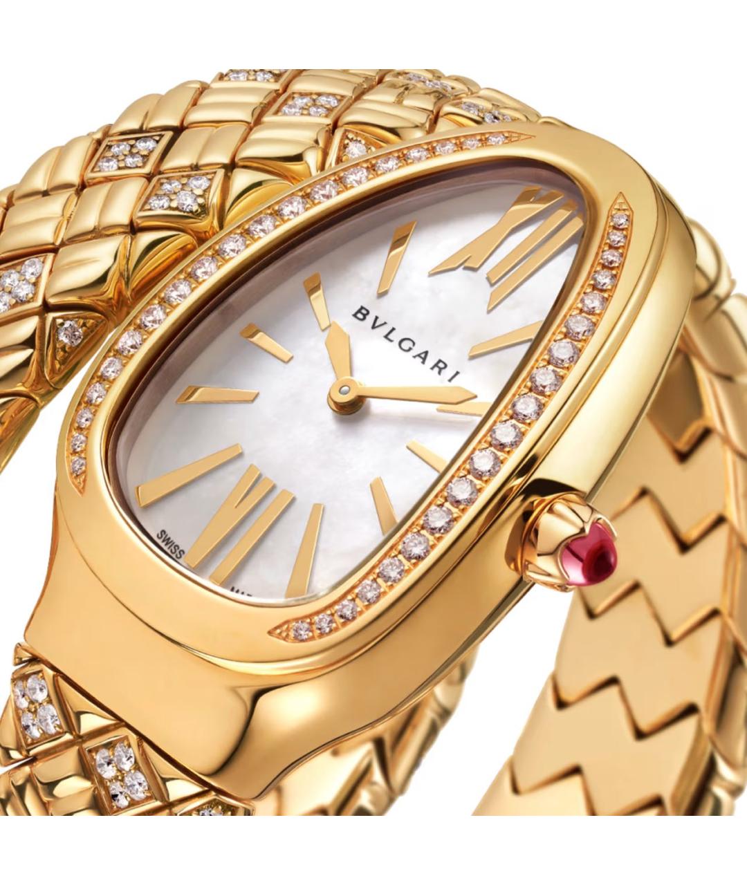 BVLGARI Золотые часы, фото 2
