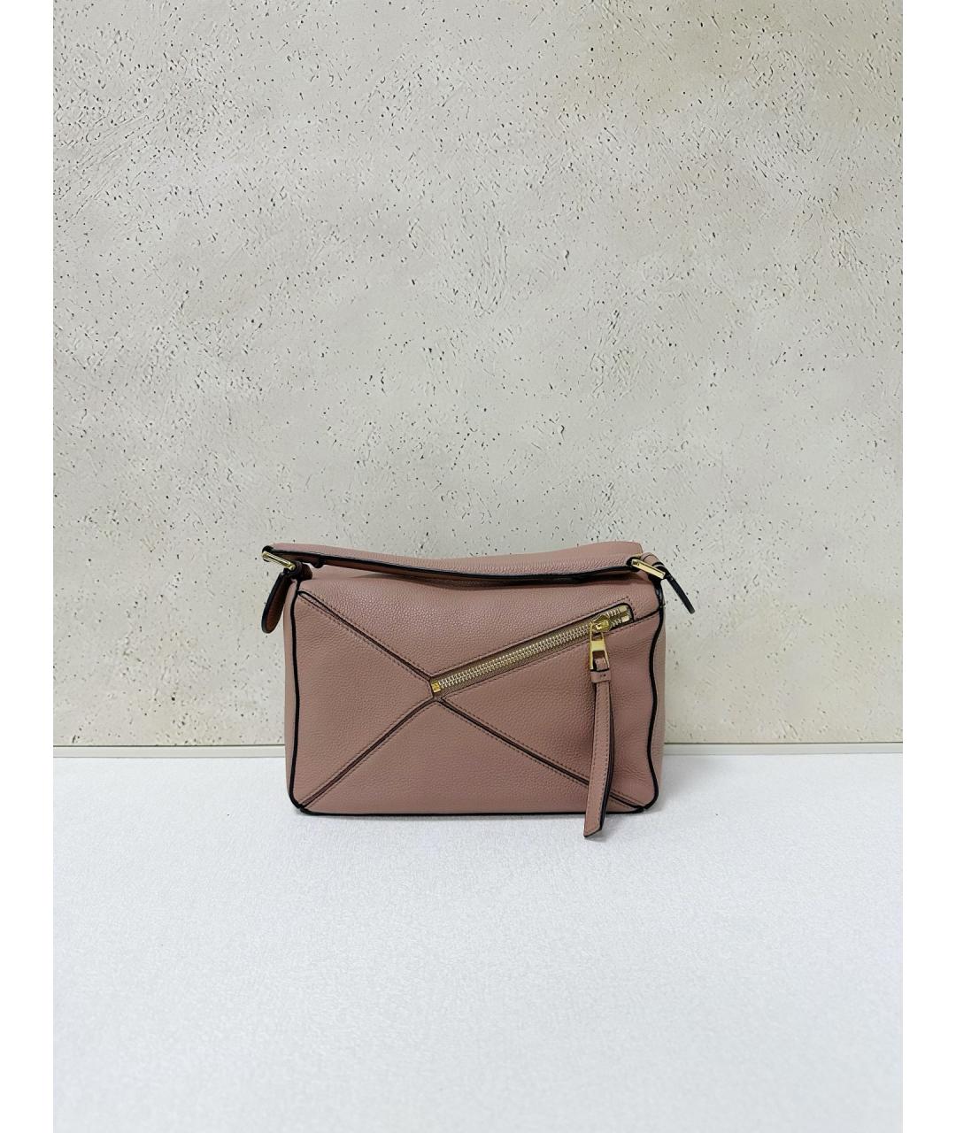 LOEWE Розовая кожаная сумка через плечо, фото 2