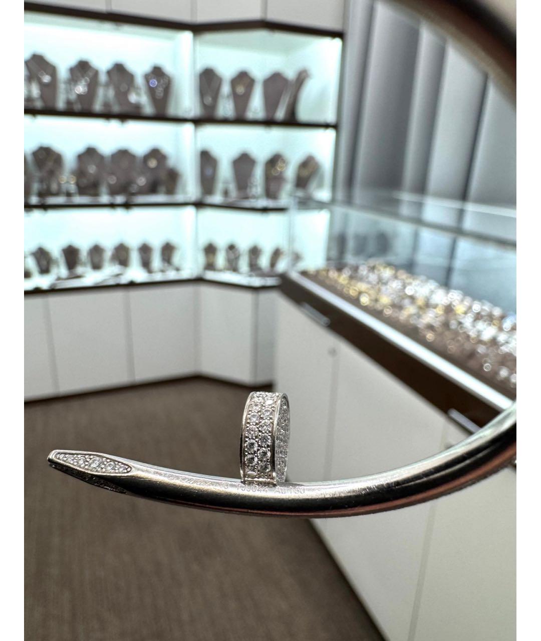 CARTIER Серебрянный браслет из белого золота, фото 5