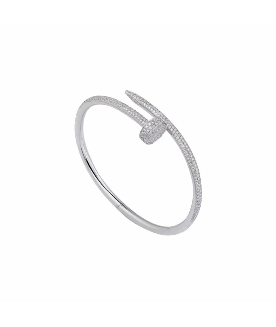 CARTIER Серебрянный браслет из белого золота, фото 1