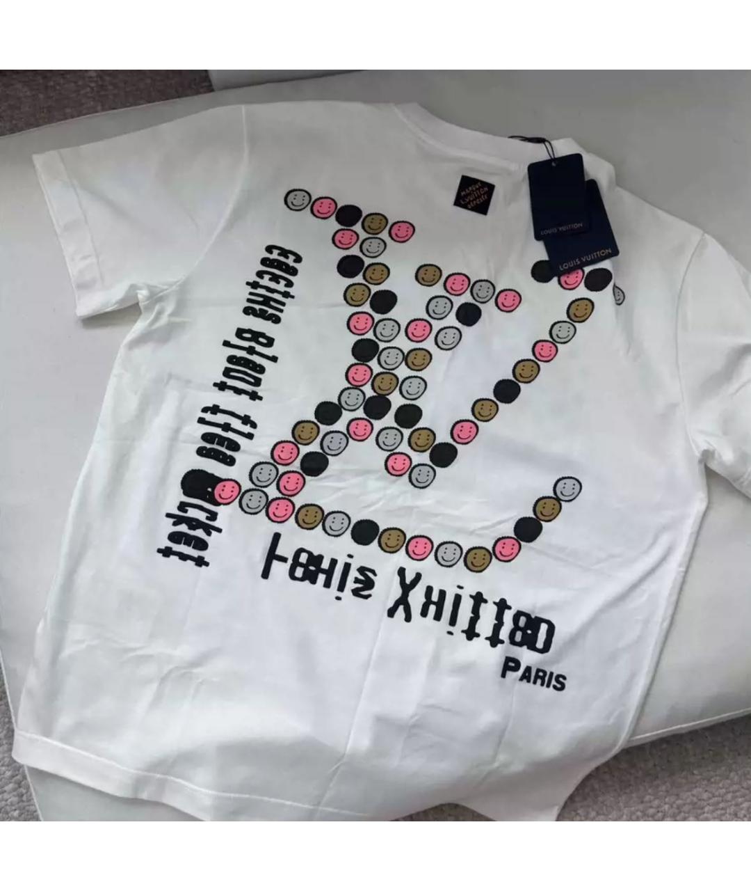 LOUIS VUITTON Белая футболка, фото 3