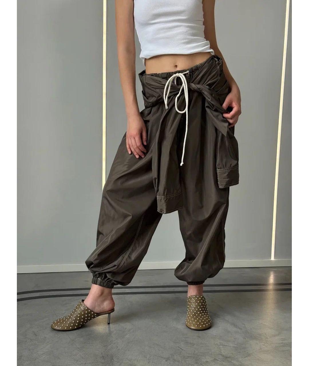 JIL SANDER Бежевые кожаные мюли, фото 4