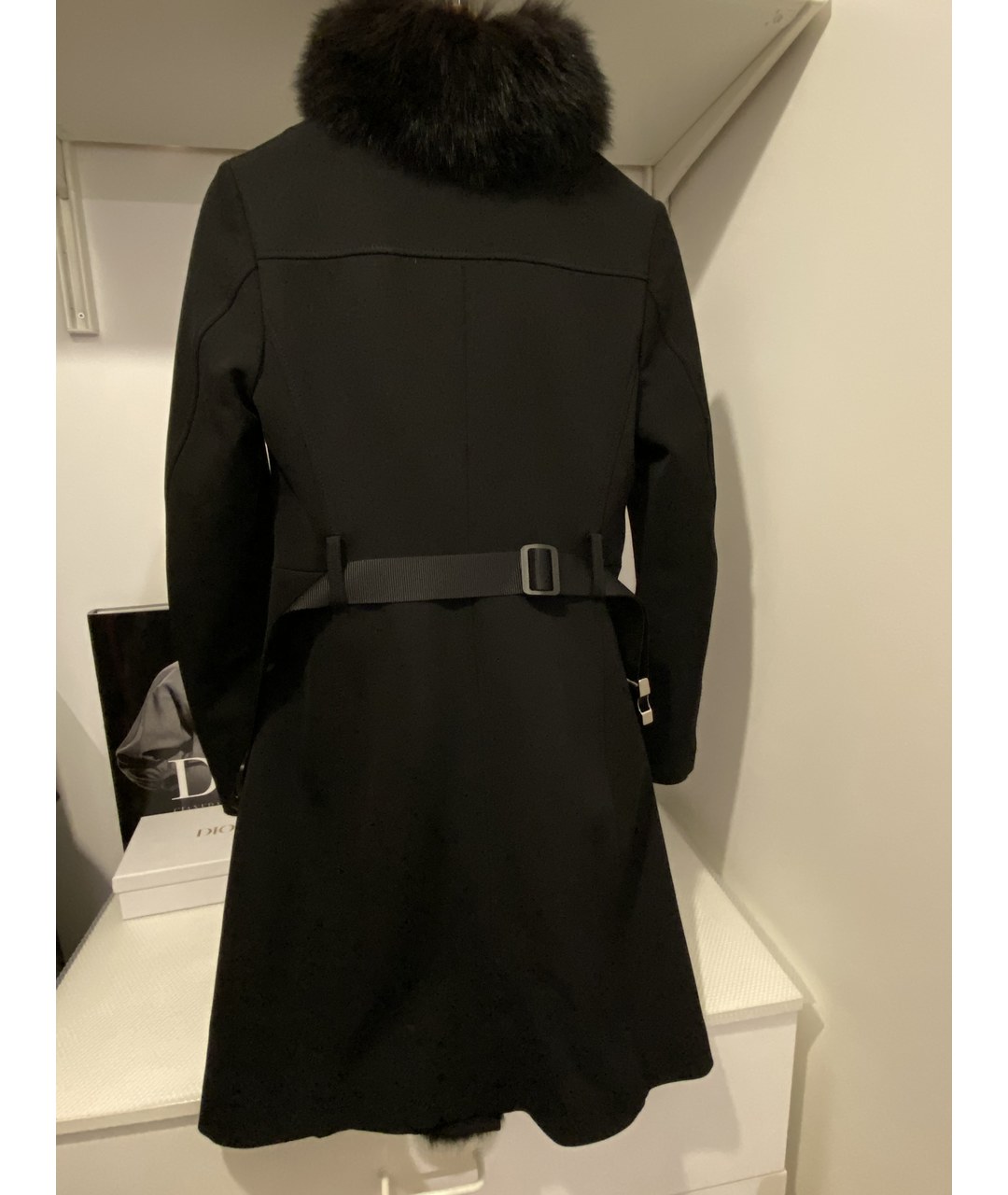 PRADA Черное пальто, фото 2
