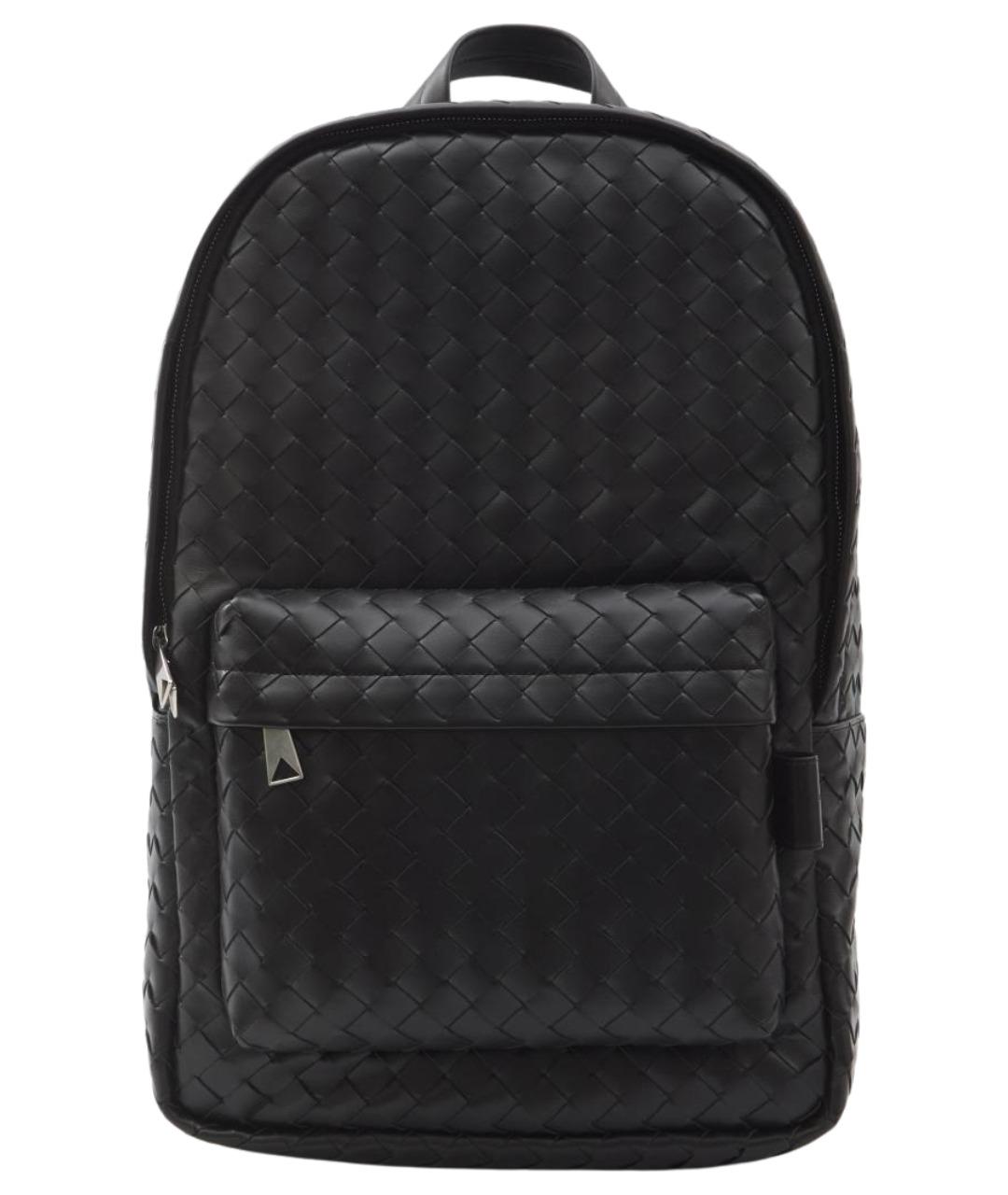 BOTTEGA VENETA Черный кожаный рюкзак, фото 1