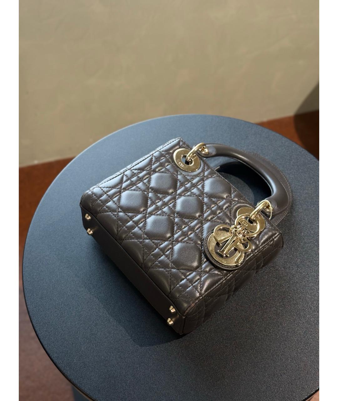 DIOR HOMME Коричневая кожаная сумка тоут, фото 8
