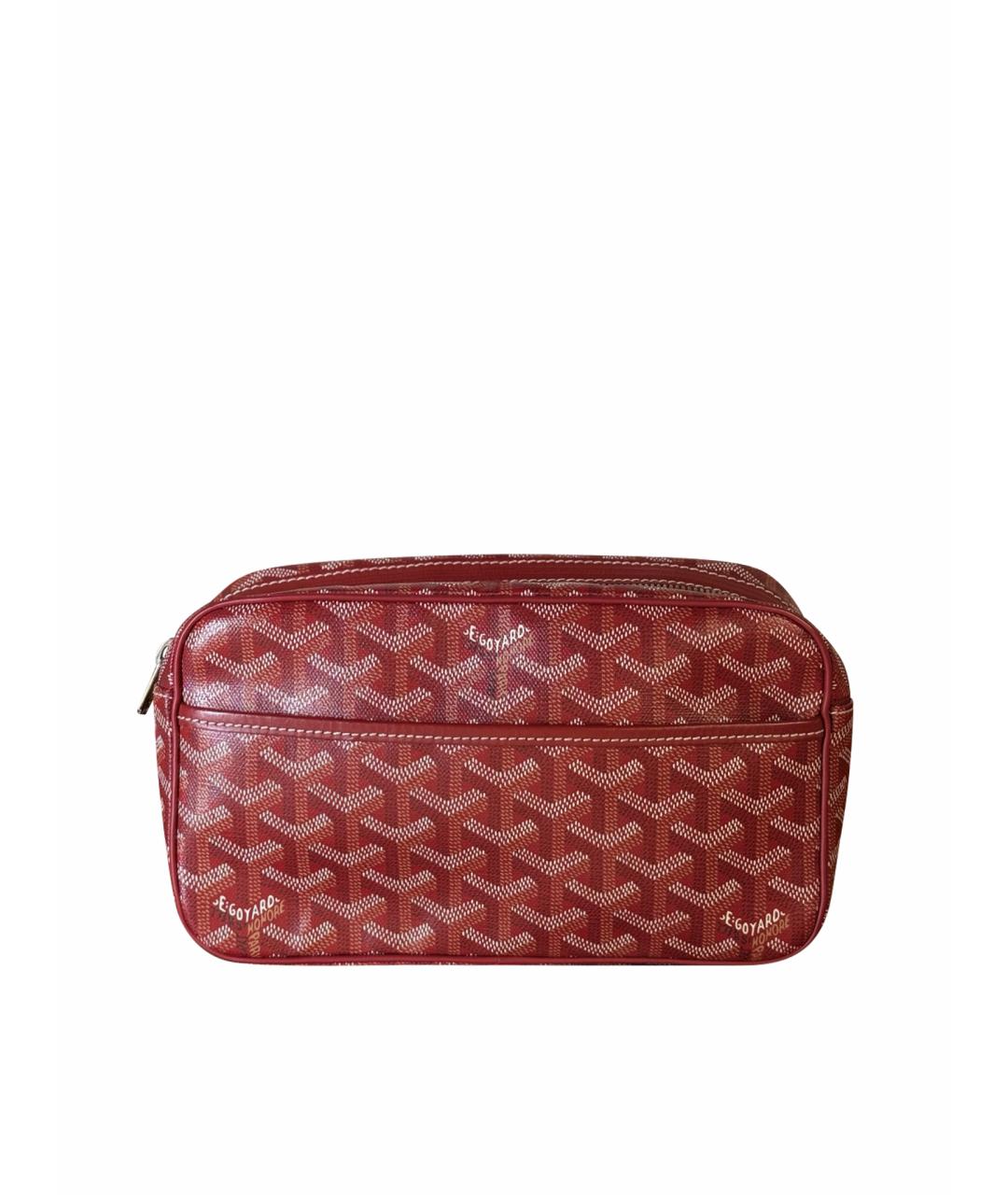 GOYARD Красная сумка через плечо из искусственной кожи, фото 1