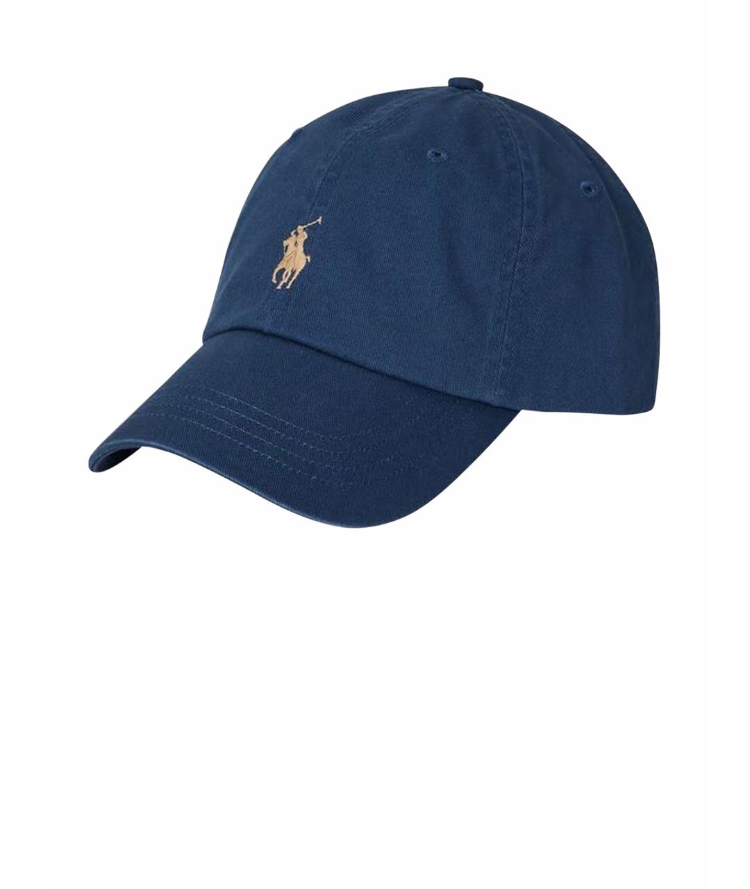 POLO RALPH LAUREN Синяя хлопковая кепка/бейсболка, фото 1