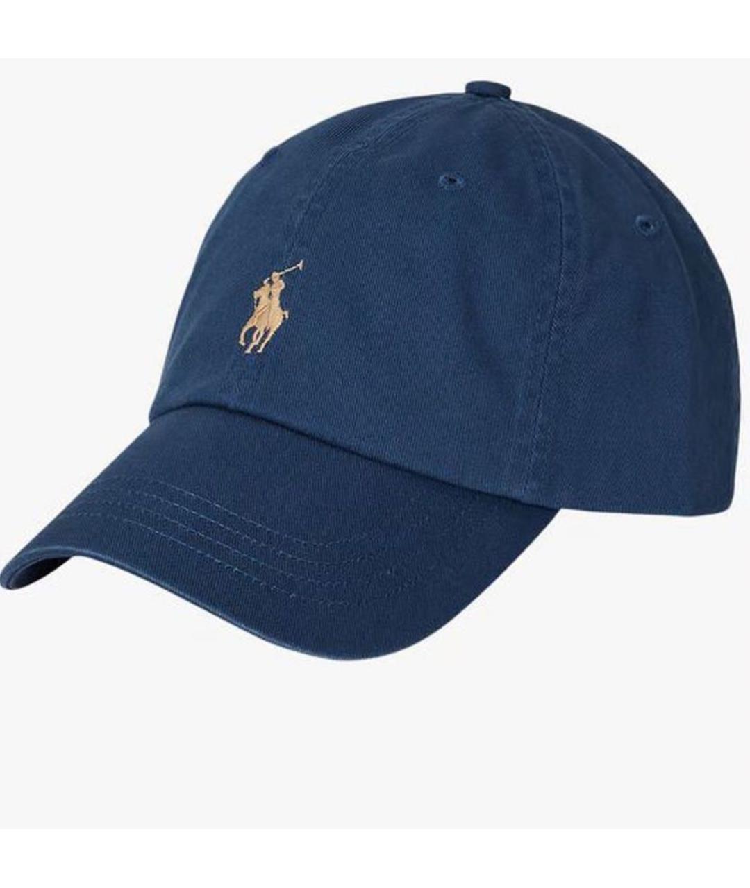 POLO RALPH LAUREN Синяя хлопковая кепка/бейсболка, фото 3