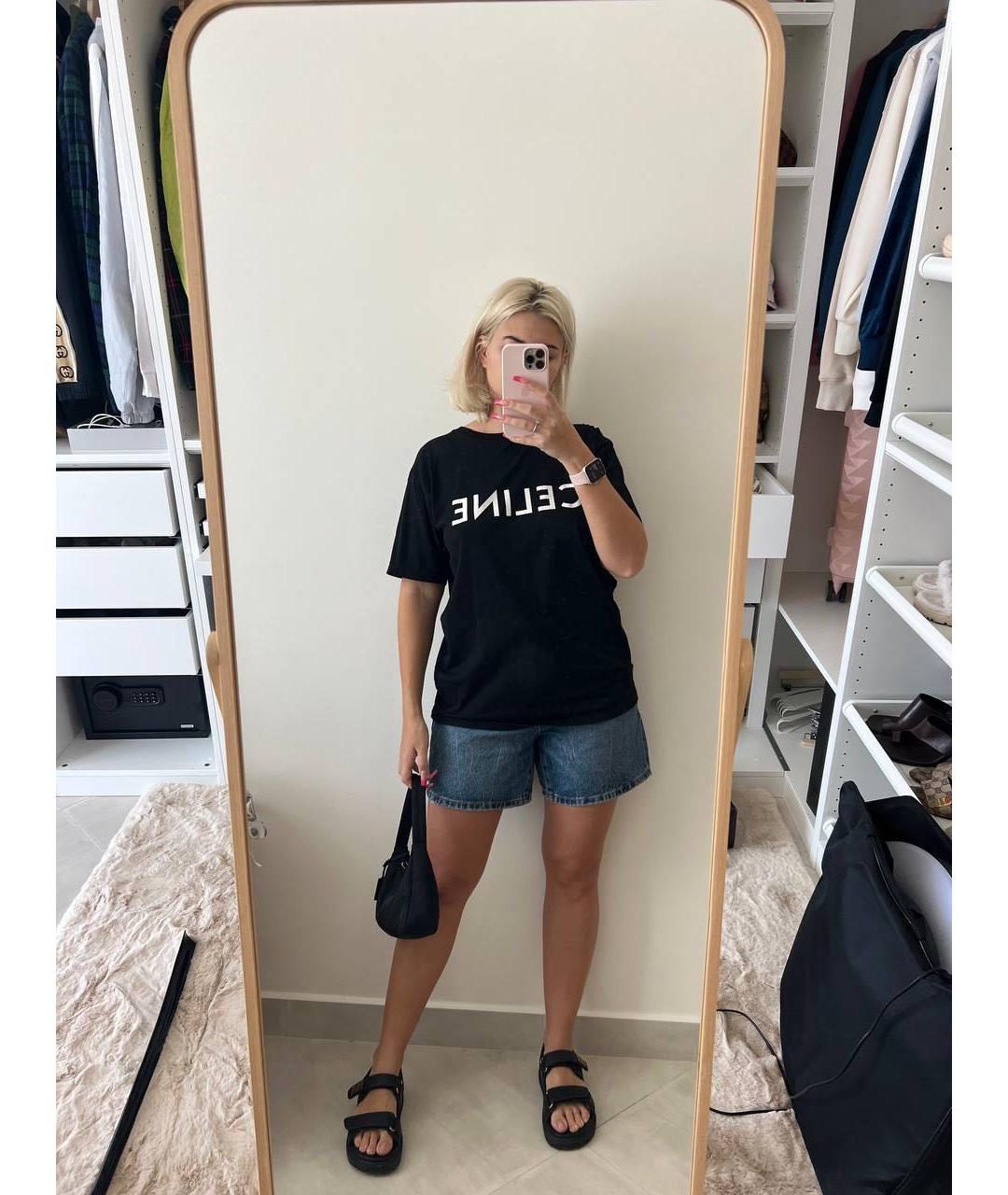 ALEXANDER WANG Темно-синие деним шорты, фото 4