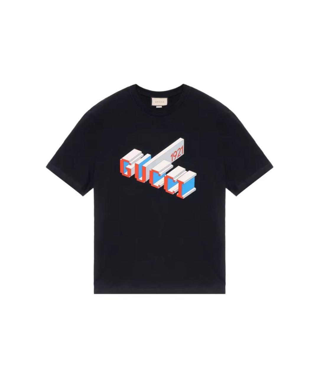 GUCCI Черная футболка, фото 4