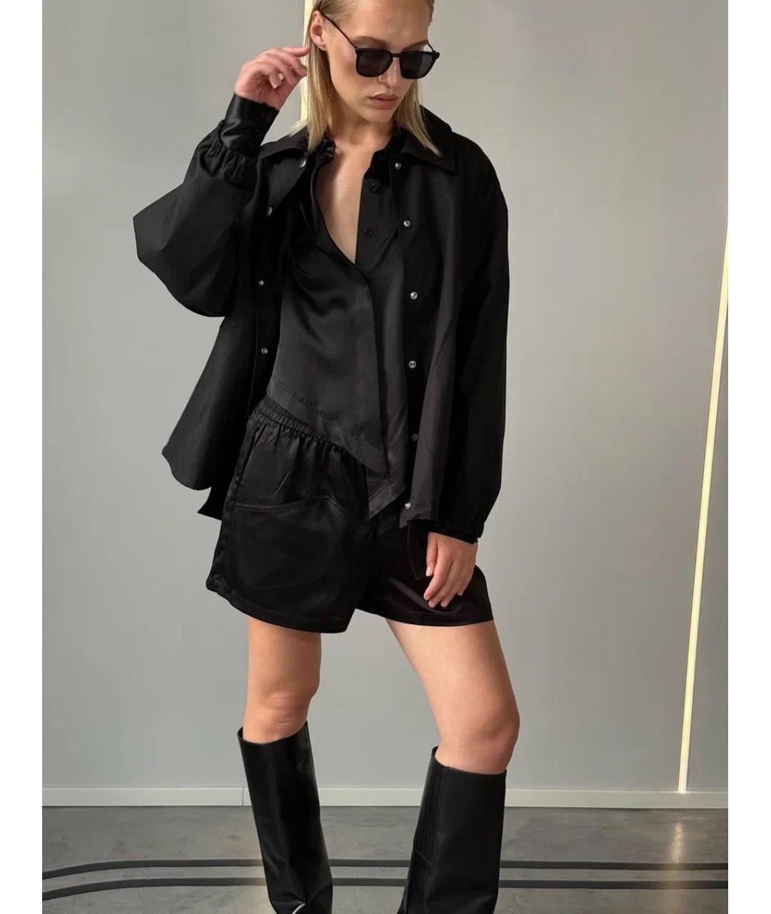 JIL SANDER Черная хлопковая куртка, фото 3