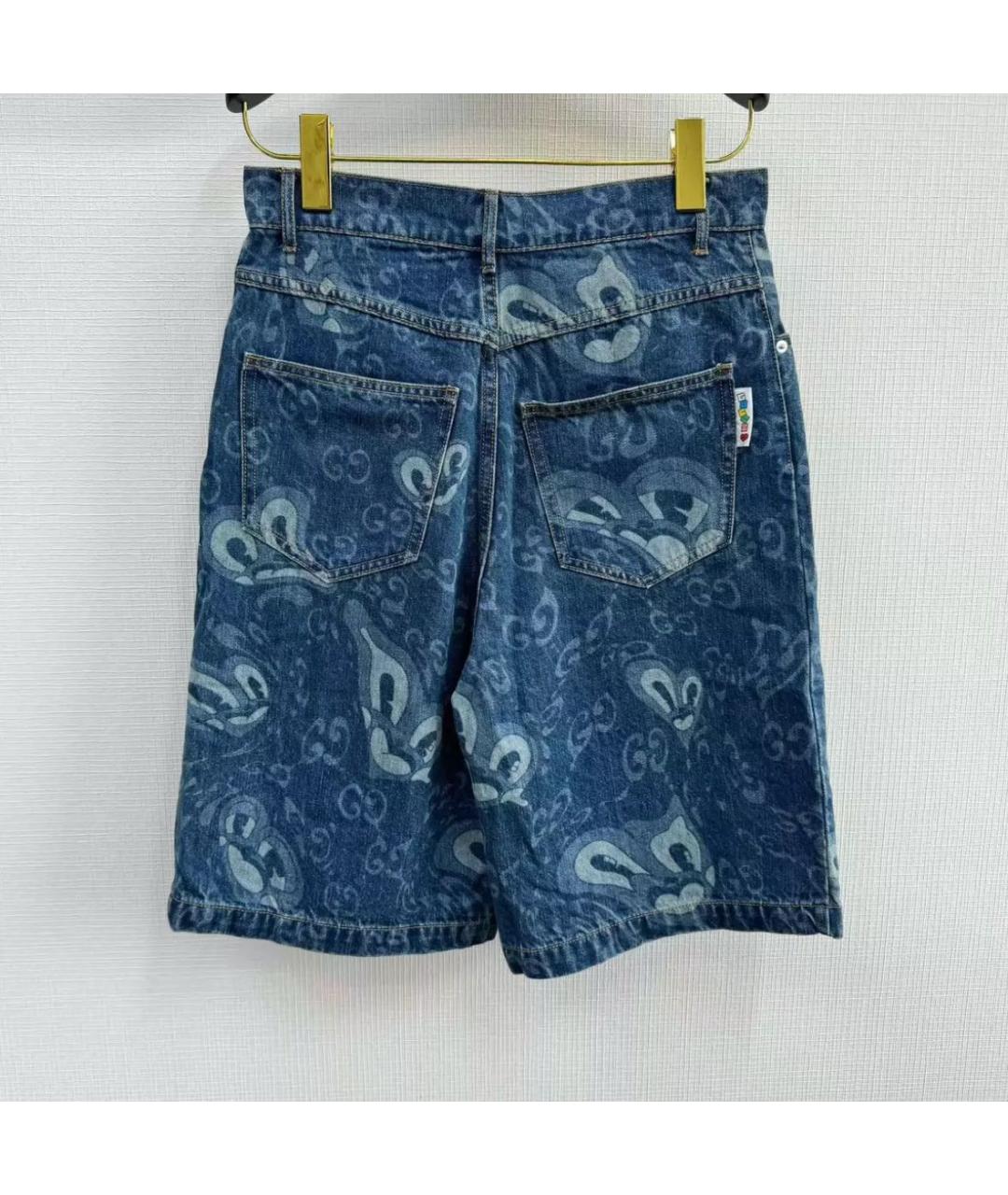 GUCCI Голубые шорты, фото 3