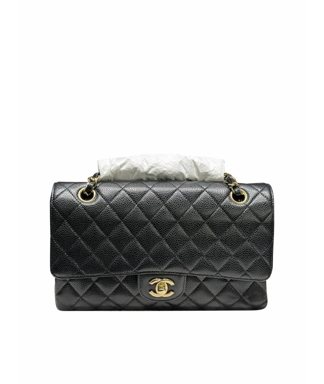 CHANEL Черная кожаная сумка тоут, фото 1