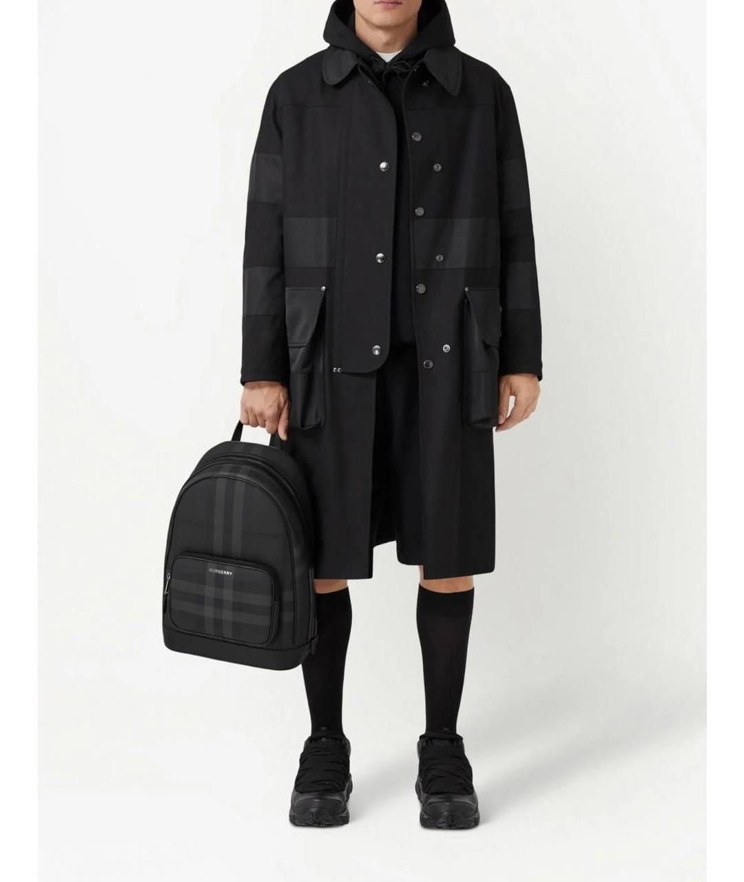 BURBERRY Антрацитовый рюкзак, фото 3