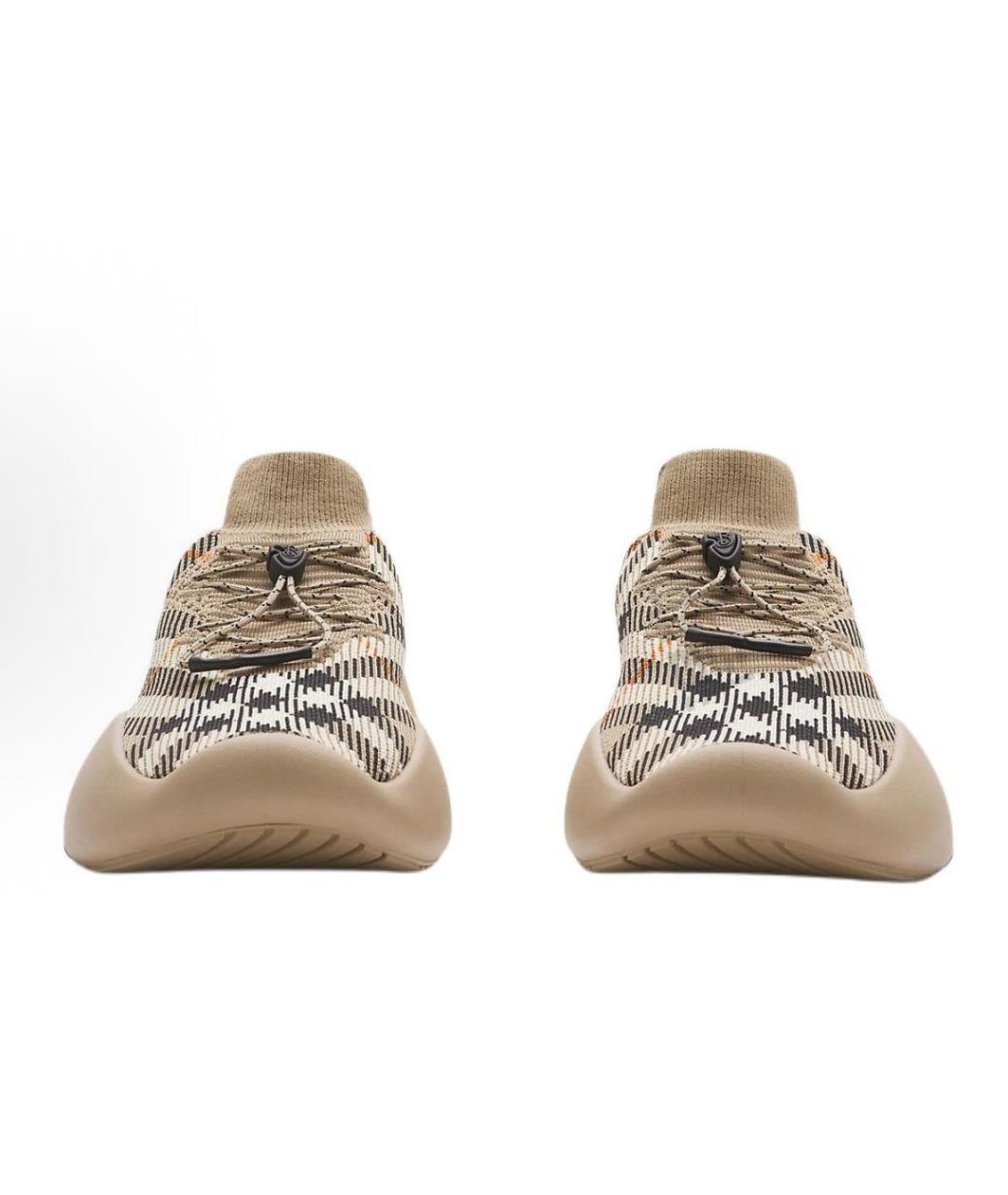 BURBERRY Бежевые слипоны, фото 4