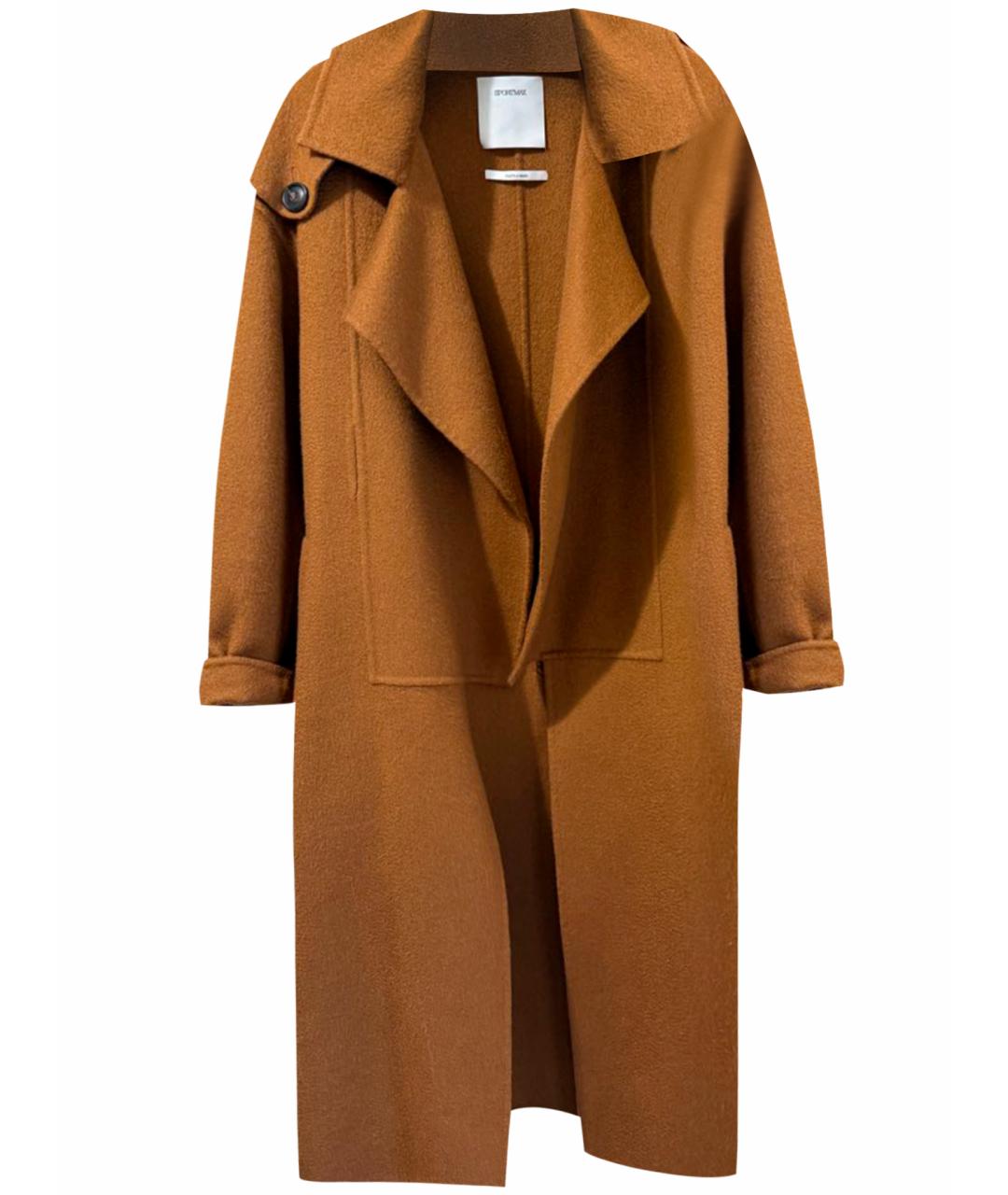 SPORTMAX Оранжевое кашемировое пальто, фото 1
