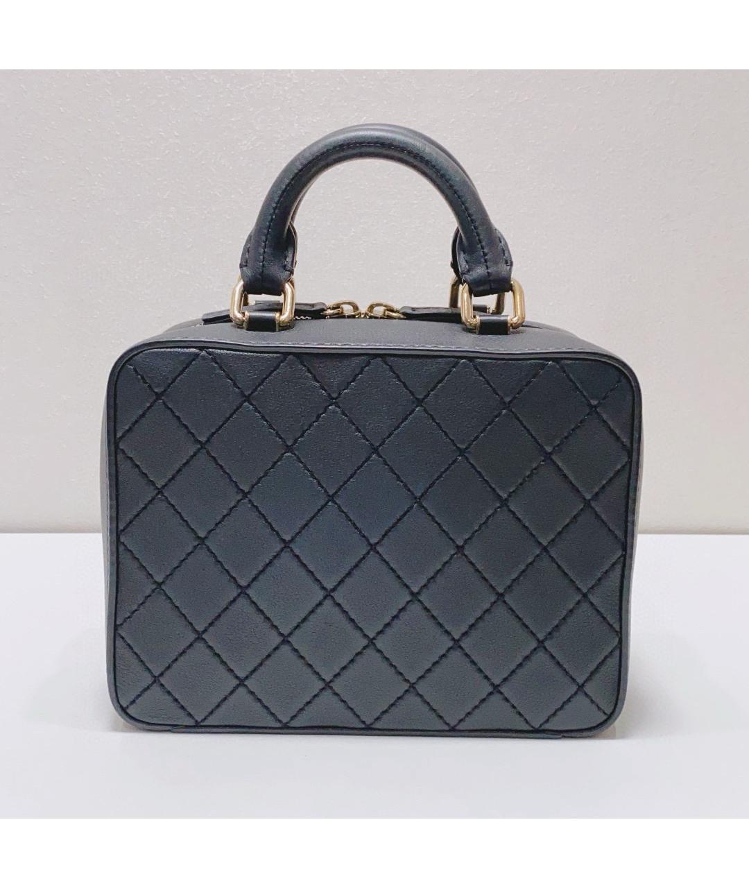 CHANEL Черная кожаная сумка тоут, фото 3