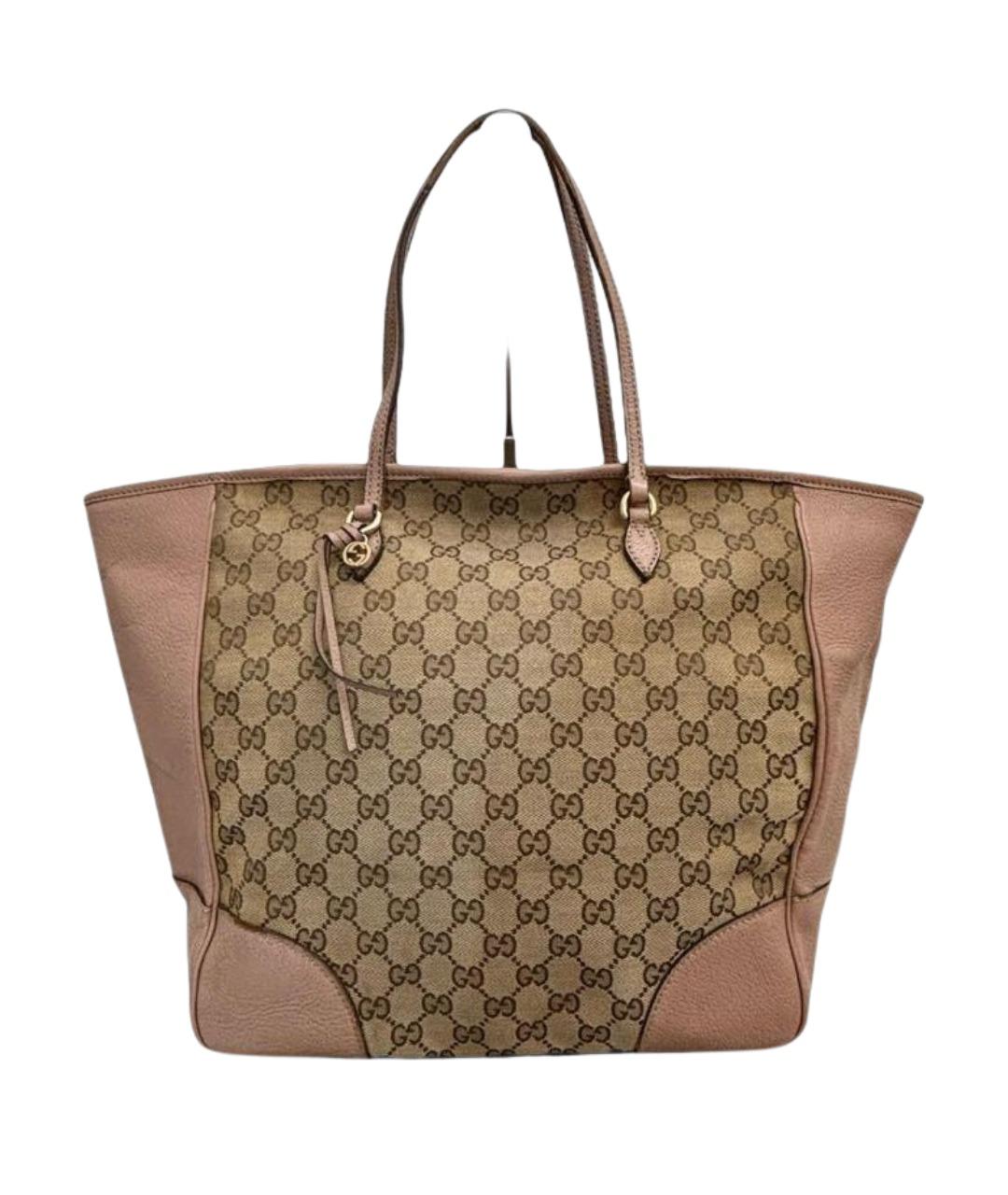 GUCCI Бежевая сумка тоут, фото 10