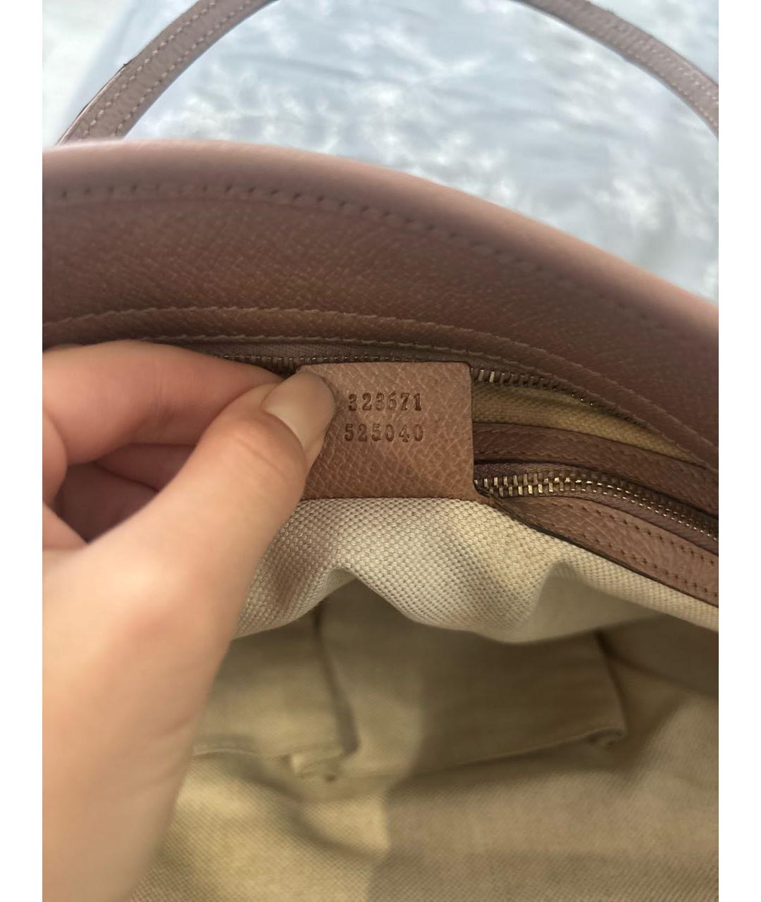 GUCCI Бежевая сумка тоут, фото 5