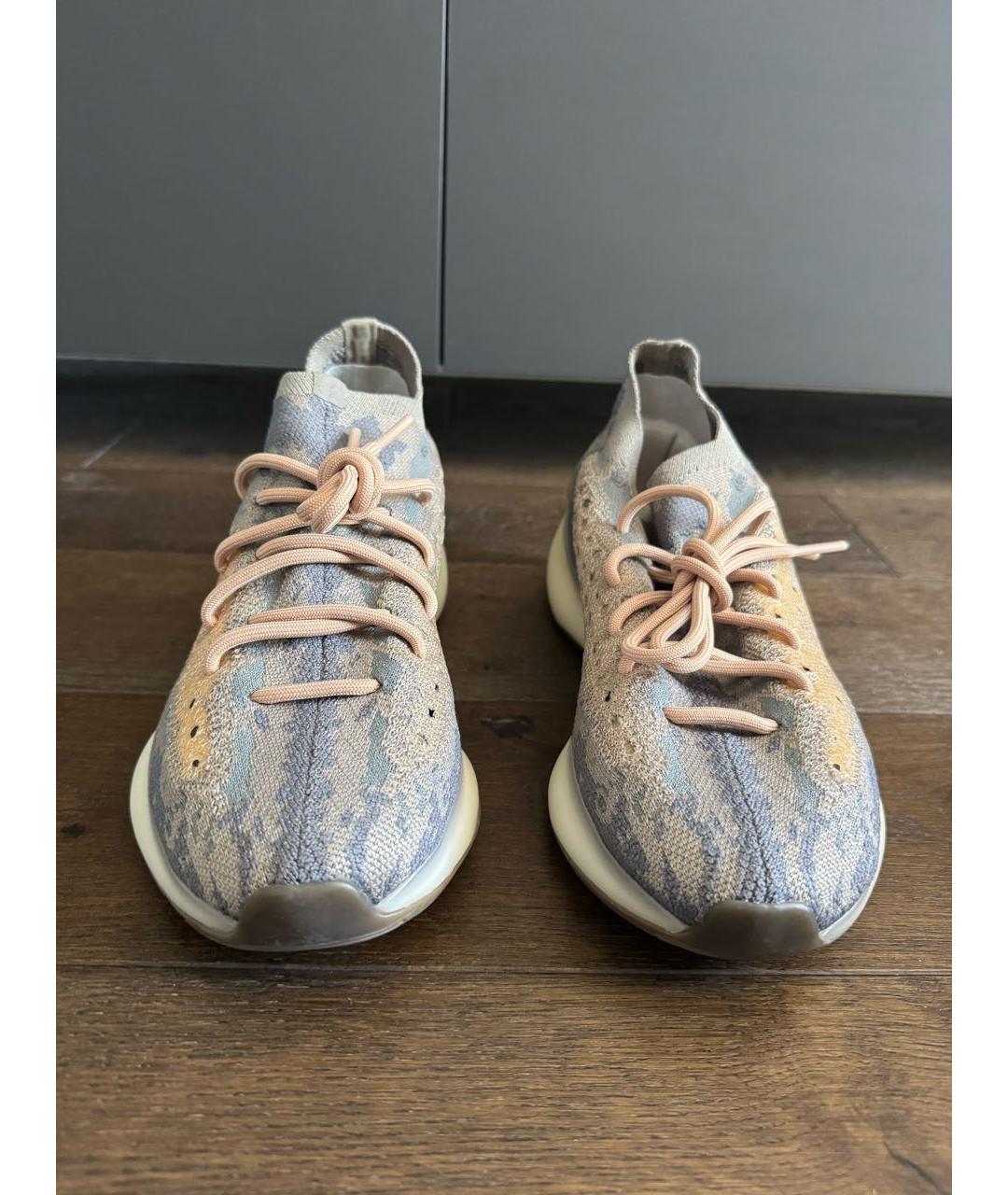 ADIDAS YEEZY Серые низкие кроссовки / кеды, фото 5
