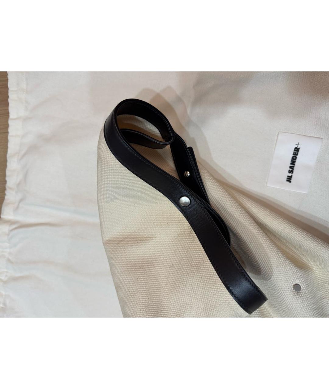 JIL SANDER Бежевый тканевый рюкзак, фото 3