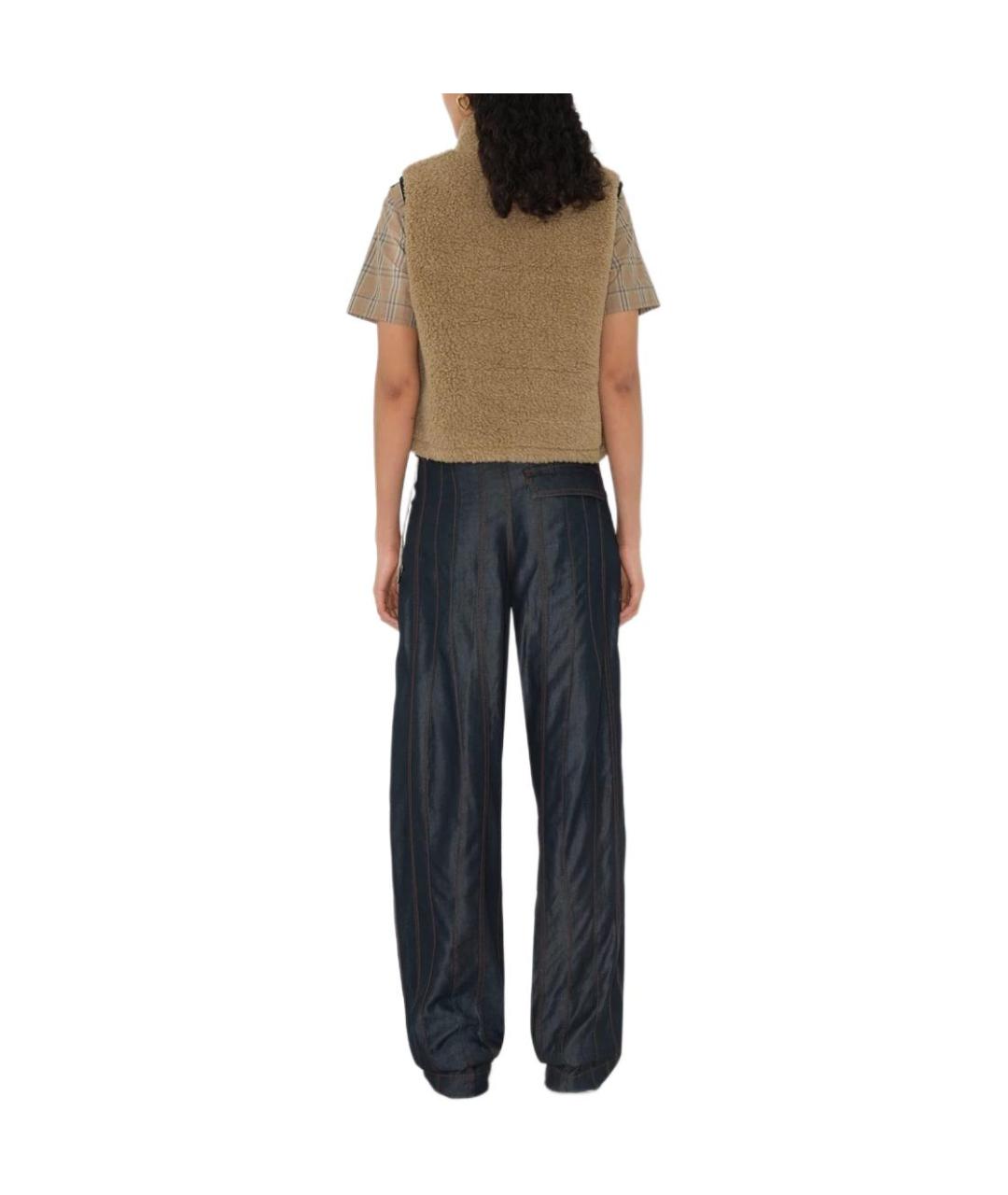 BURBERRY Коричневый жилет, фото 3