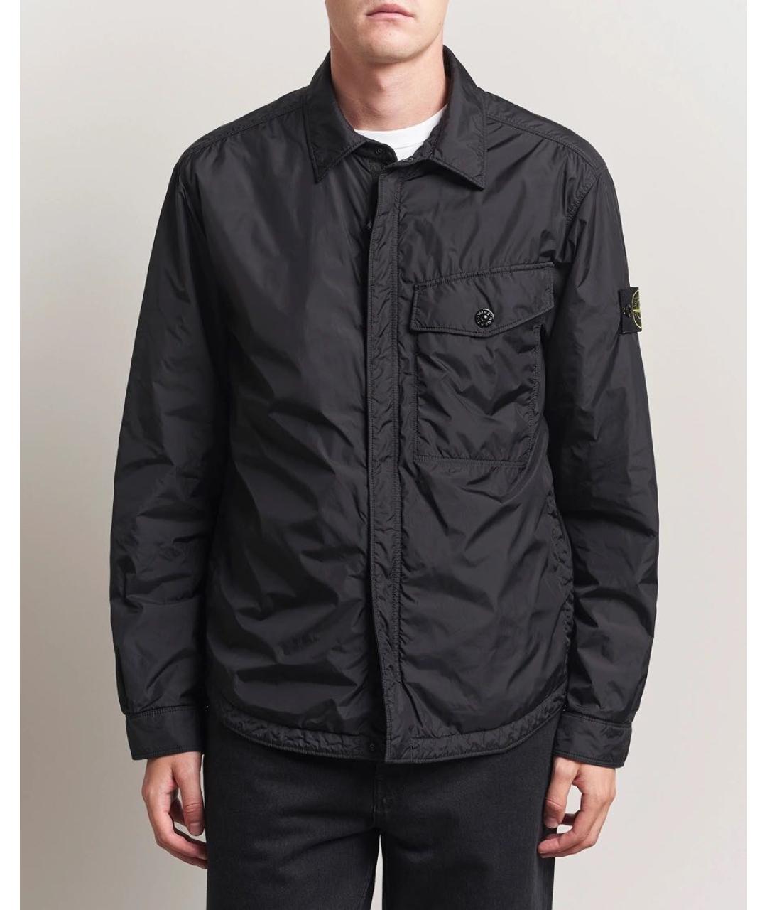 STONE ISLAND Черная куртка, фото 2
