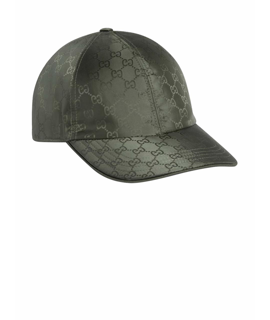 GUCCI Зеленая синтетическая кепка, фото 1