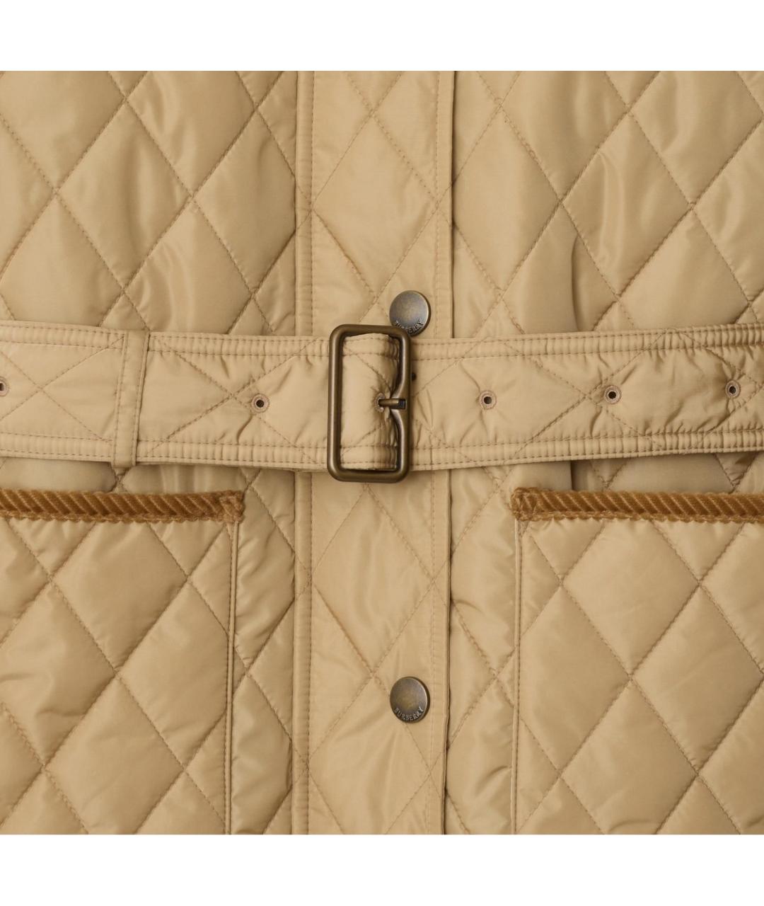 BURBERRY Бежевый пуховик, фото 3
