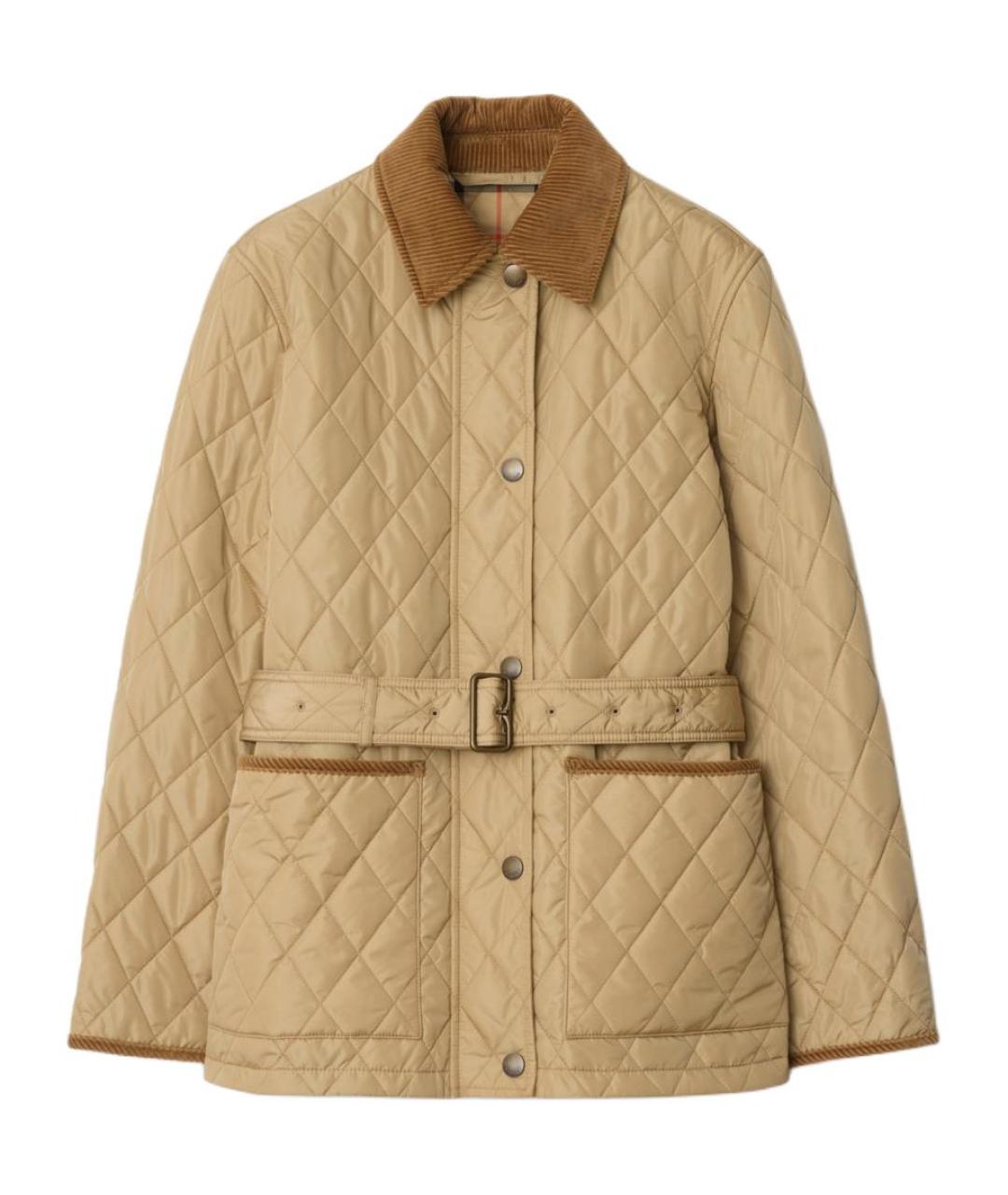 BURBERRY Бежевый пуховик, фото 1