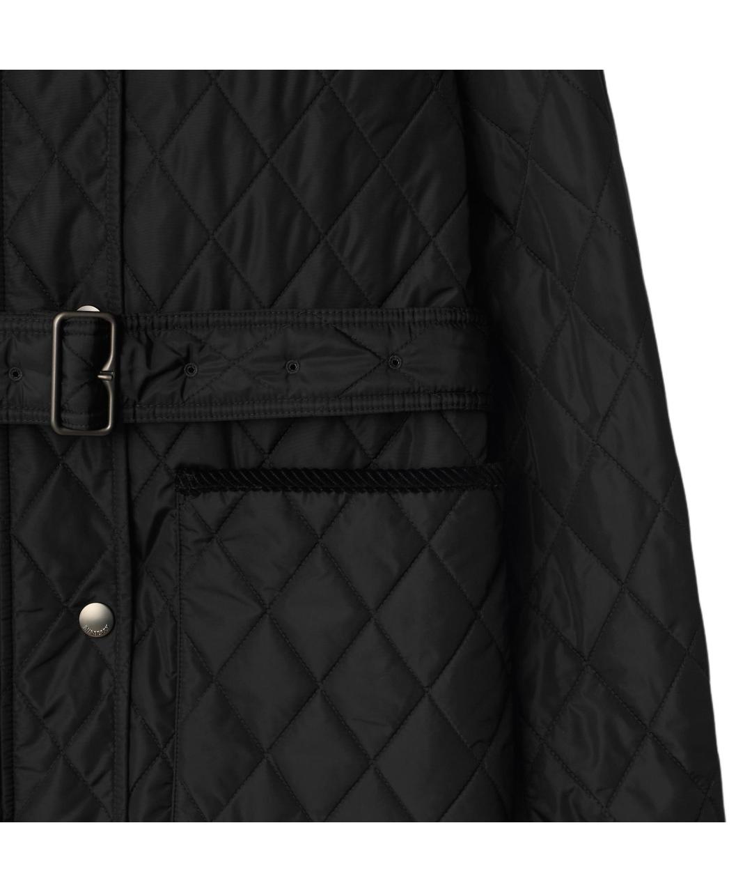 BURBERRY Черный пуховик, фото 3