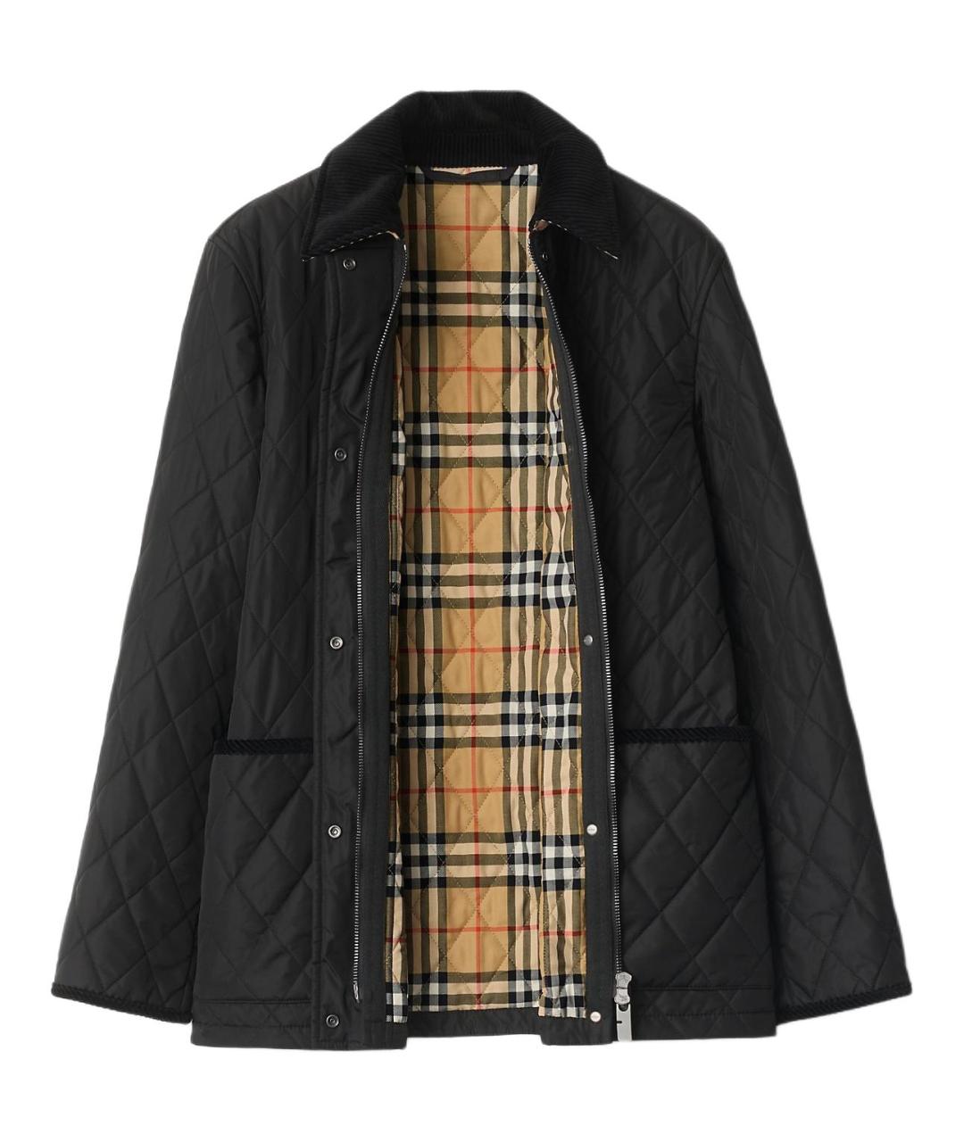 BURBERRY Черный пуховик, фото 2