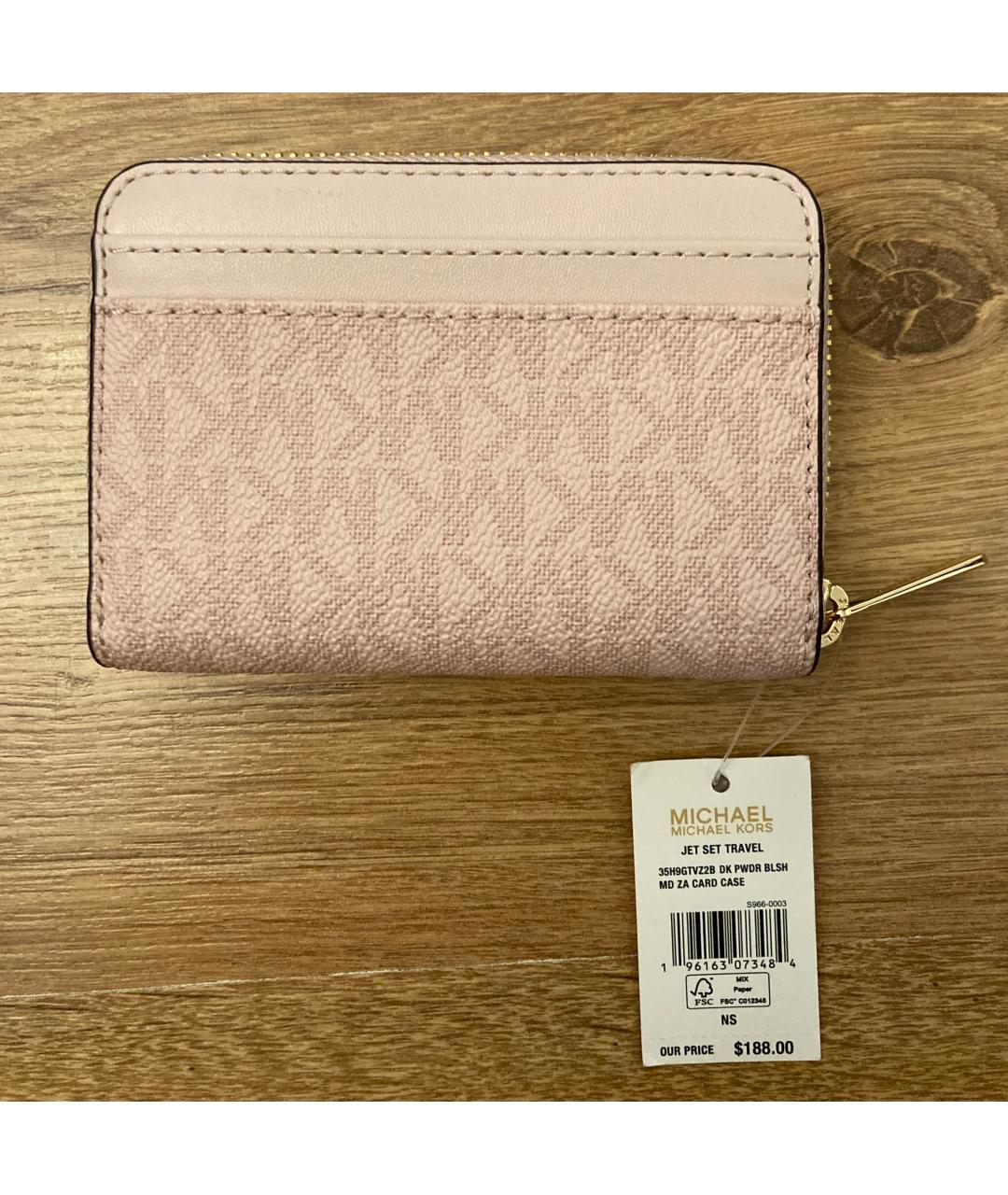 MICHAEL MICHAEL KORS Розовый кошелек, фото 2