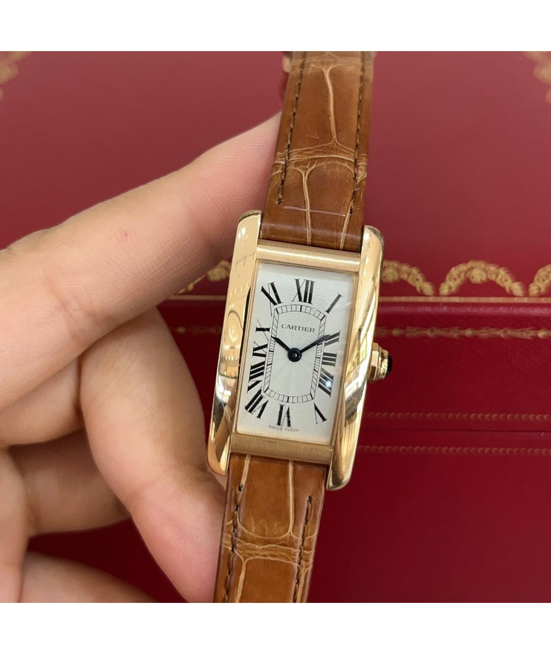 CARTIER Часы из розового золота, фото 4
