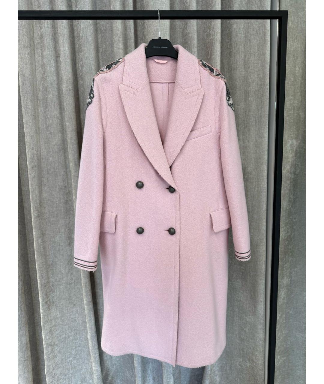 ERMANNO SCERVINO Розовое пальто, фото 8