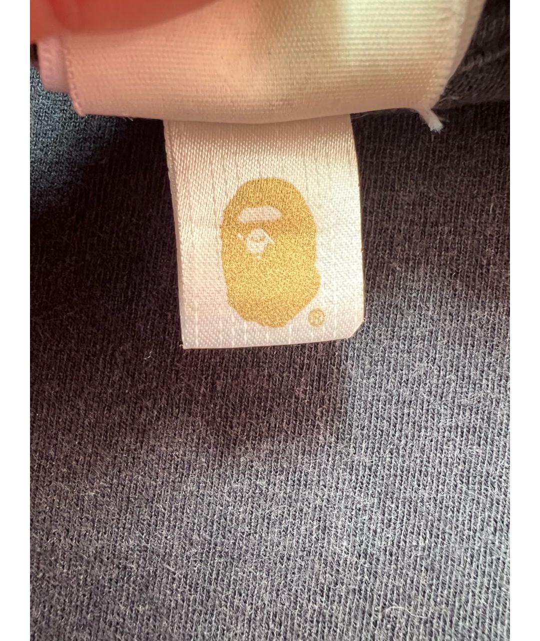 BAPE Черная хлопковая футболка, фото 5