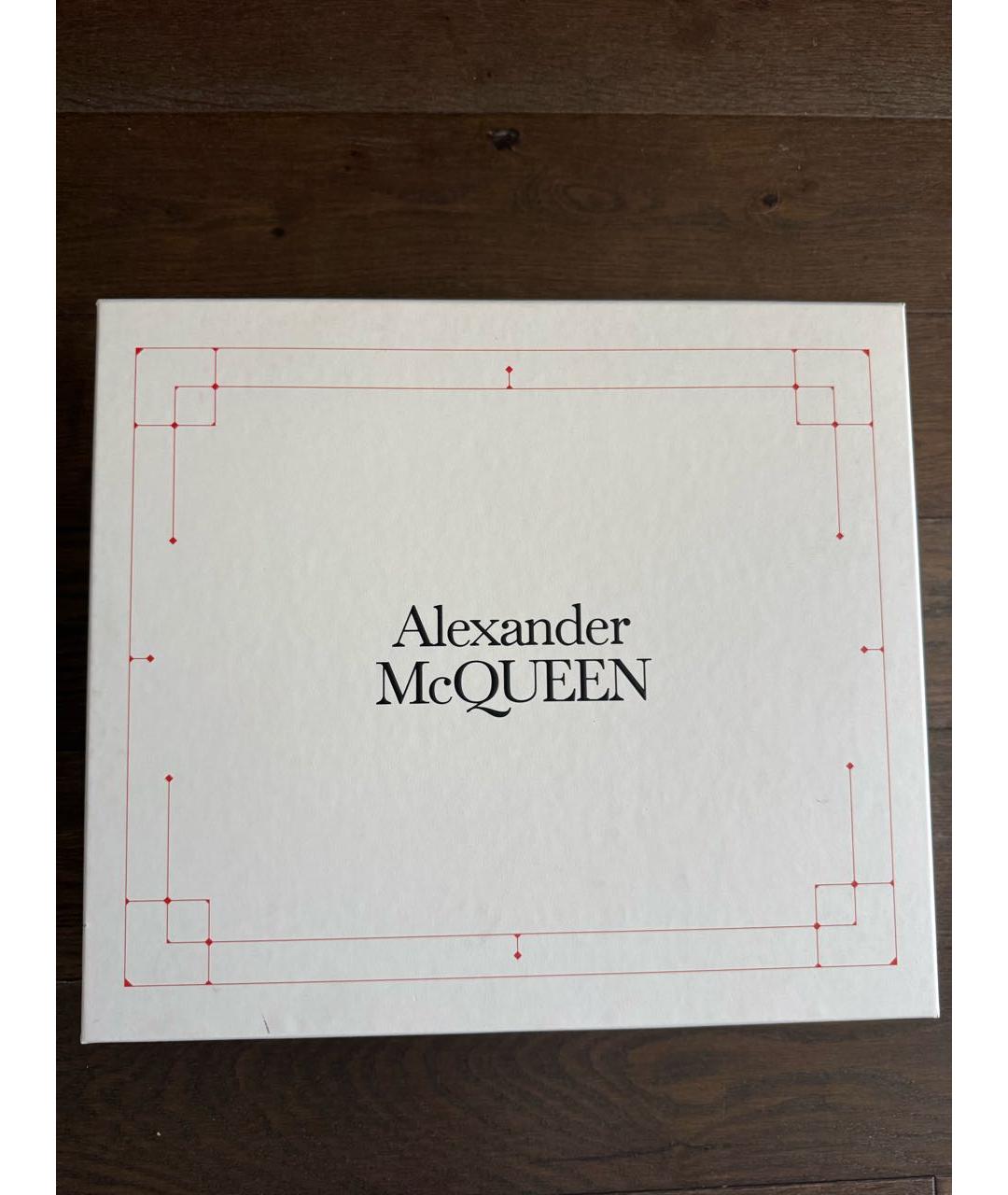ALEXANDER MCQUEEN Черные кожаные высокие ботинки, фото 5