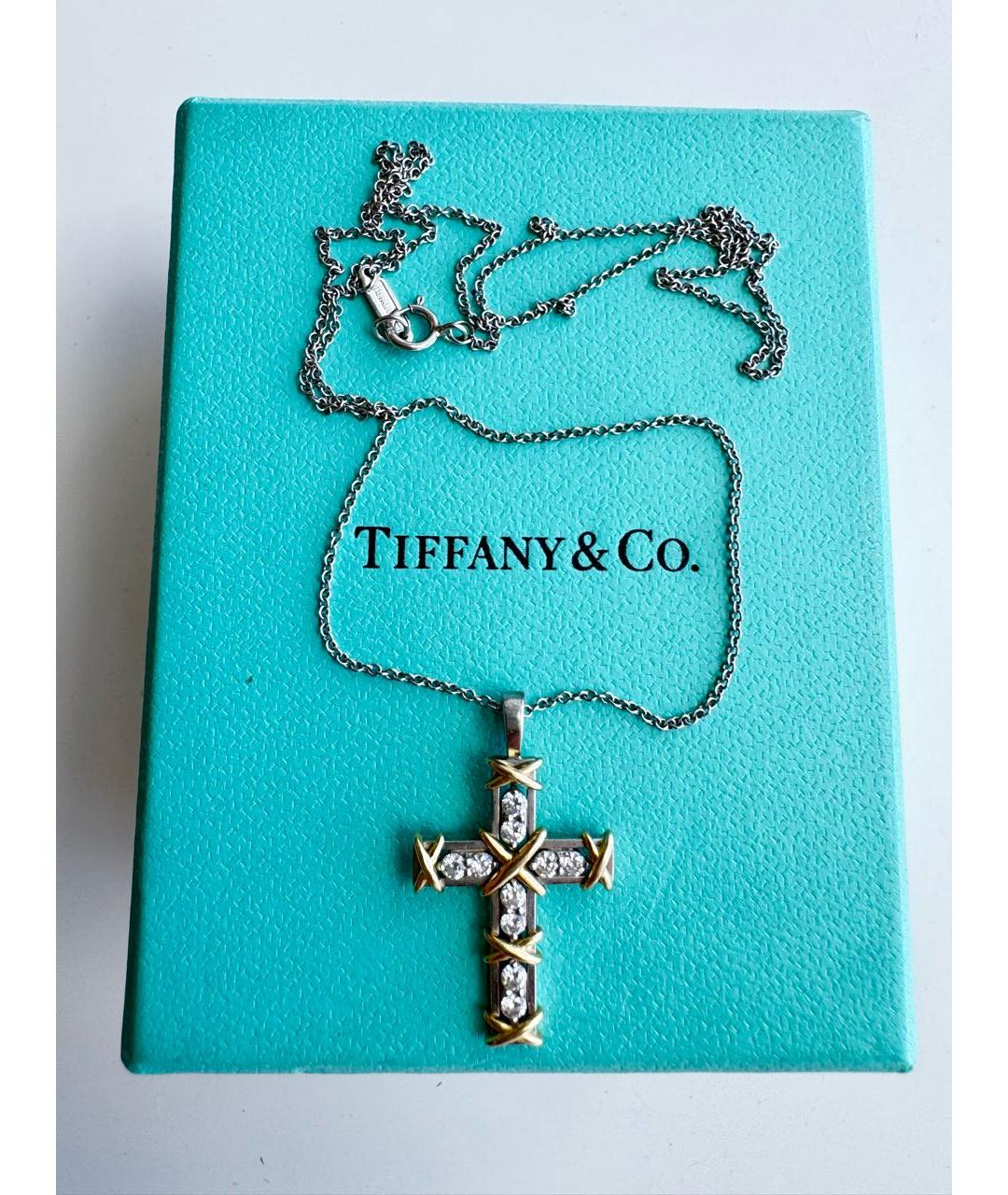 TIFFANY&CO Серебряное колье из желтого золота, фото 2