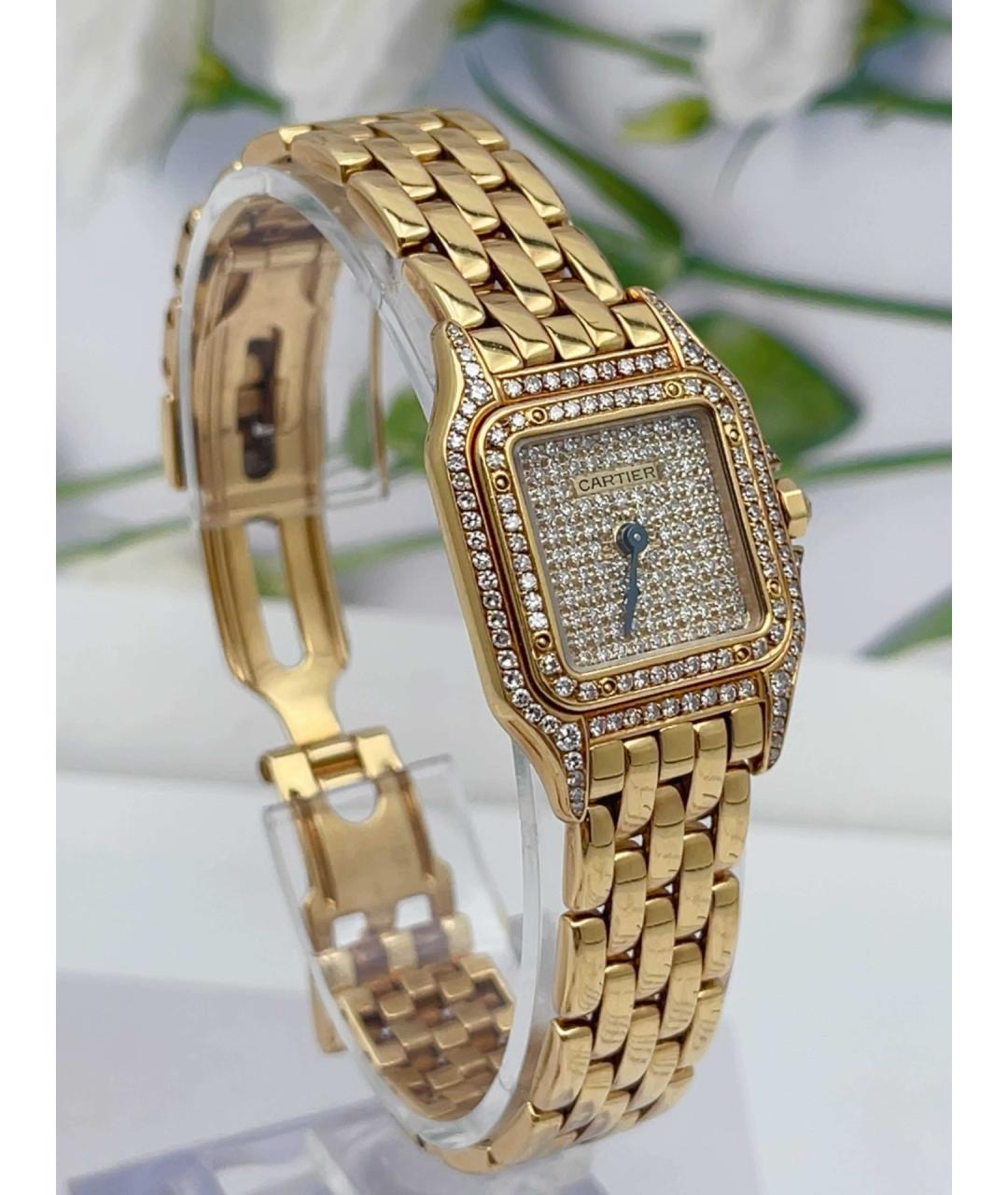 CARTIER Часы из желтого золота, фото 7