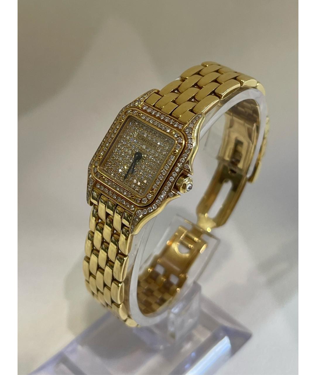 CARTIER Часы из желтого золота, фото 4