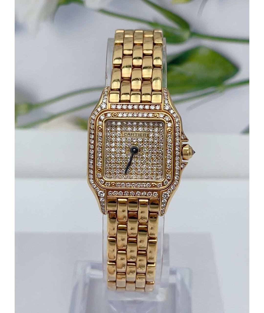 CARTIER Часы из желтого золота, фото 8