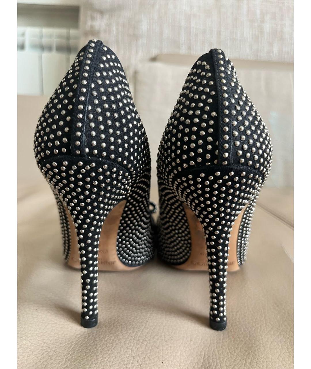 JIMMY CHOO Черные кожаные туфли, фото 4