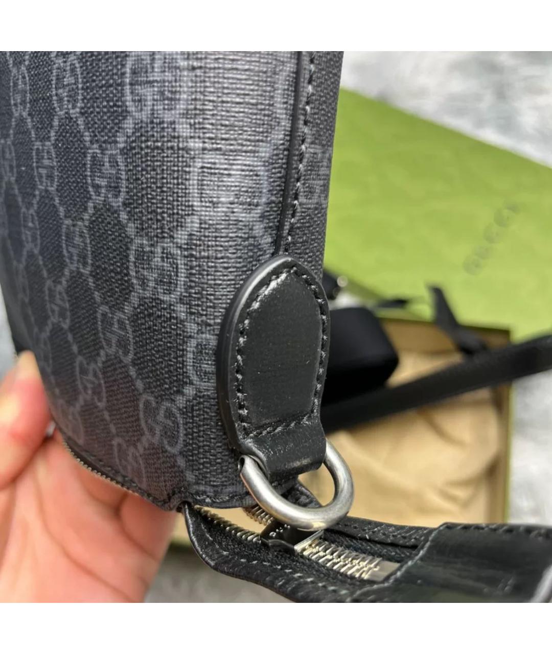 GUCCI Черная сумка на плечо, фото 5