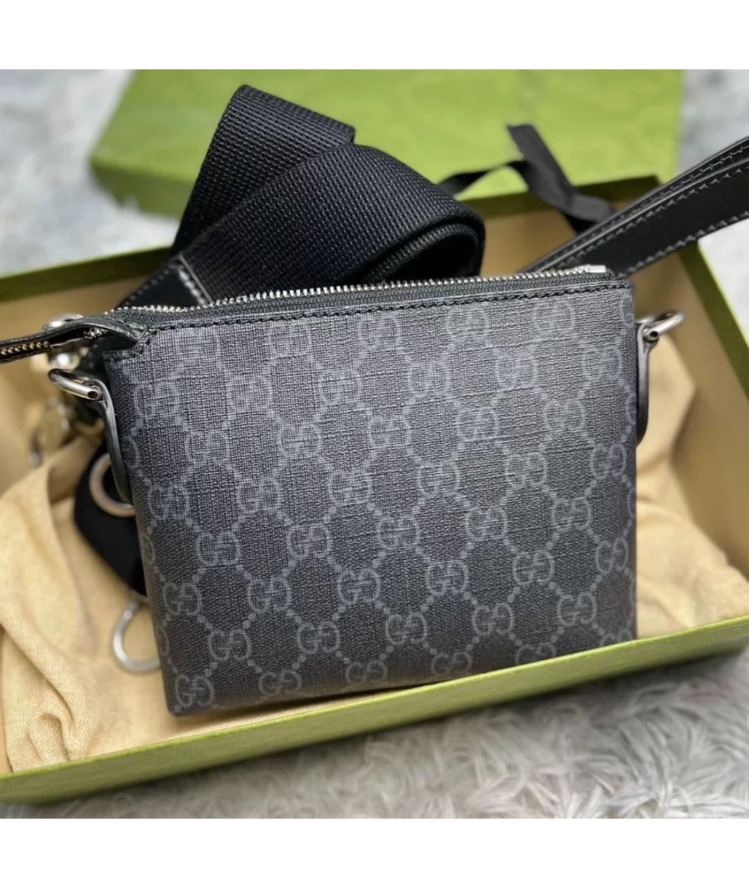 GUCCI Черная сумка на плечо, фото 3