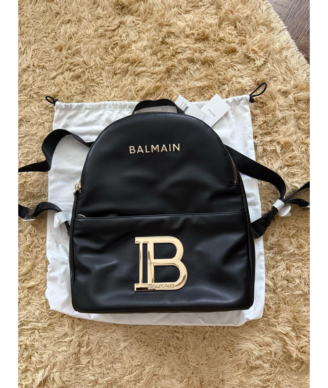 BALMAIN Черный рюкзак, фото 8